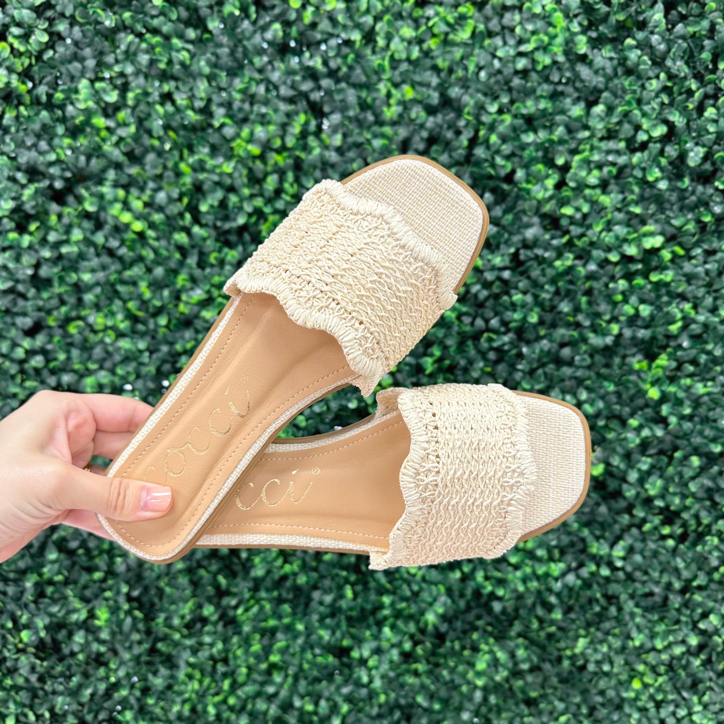 CCOCCI Giselle Sandal - Natural