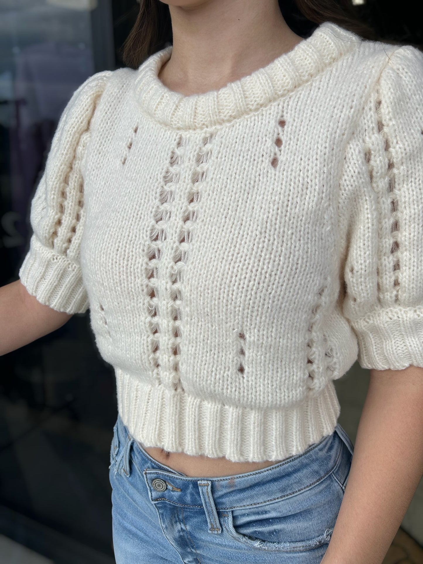 Snow White Sweater Top