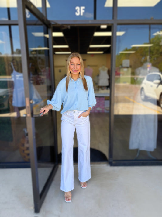 SMALL - Alessandra Button Blouse