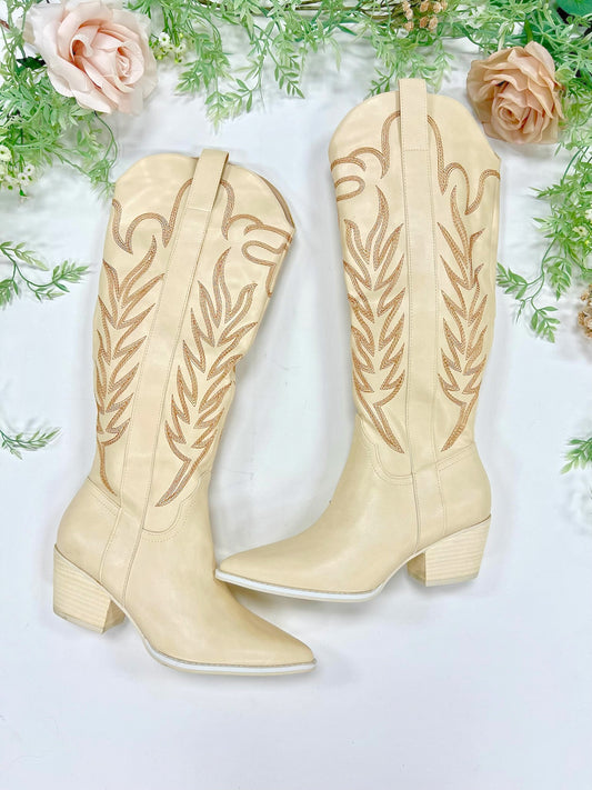Samara Off White Boots