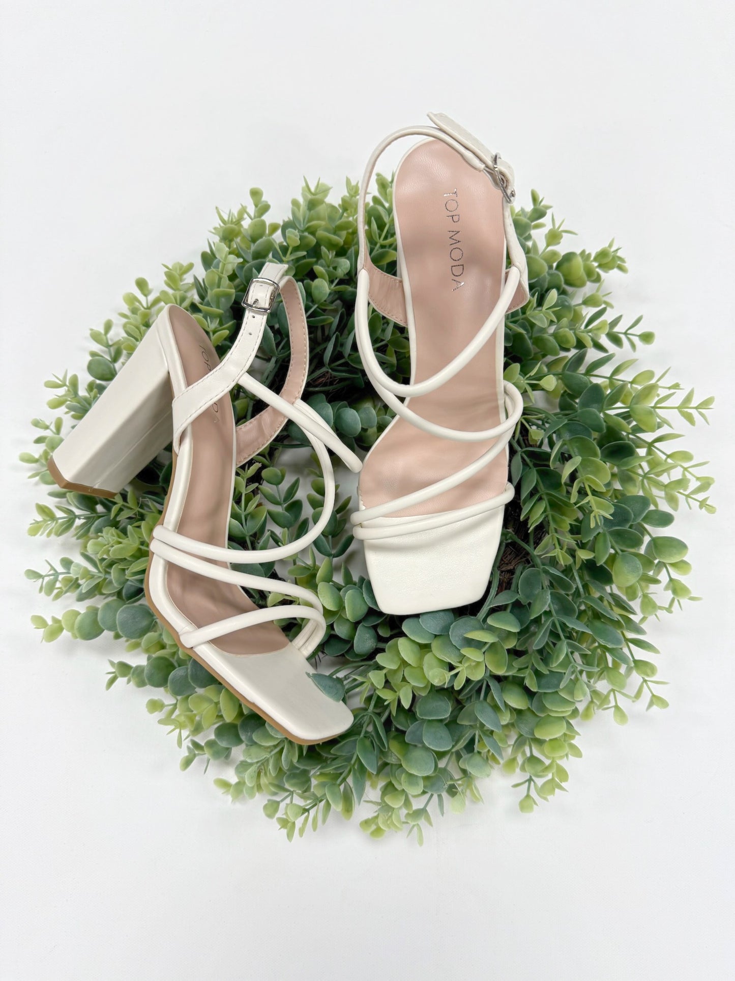 Top Moda Celeste Heel in Ivory