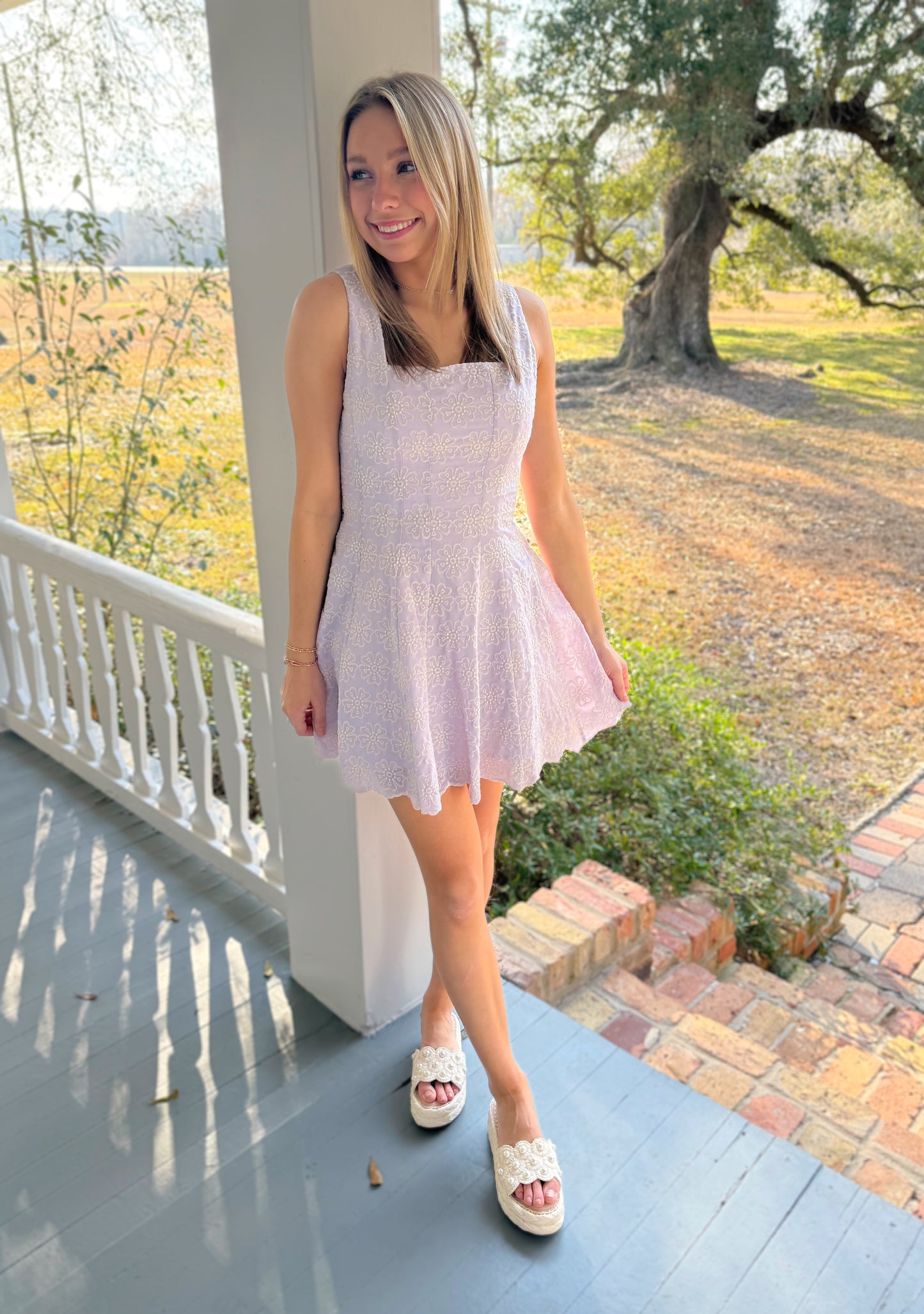 Enchanting in Lavender Dress