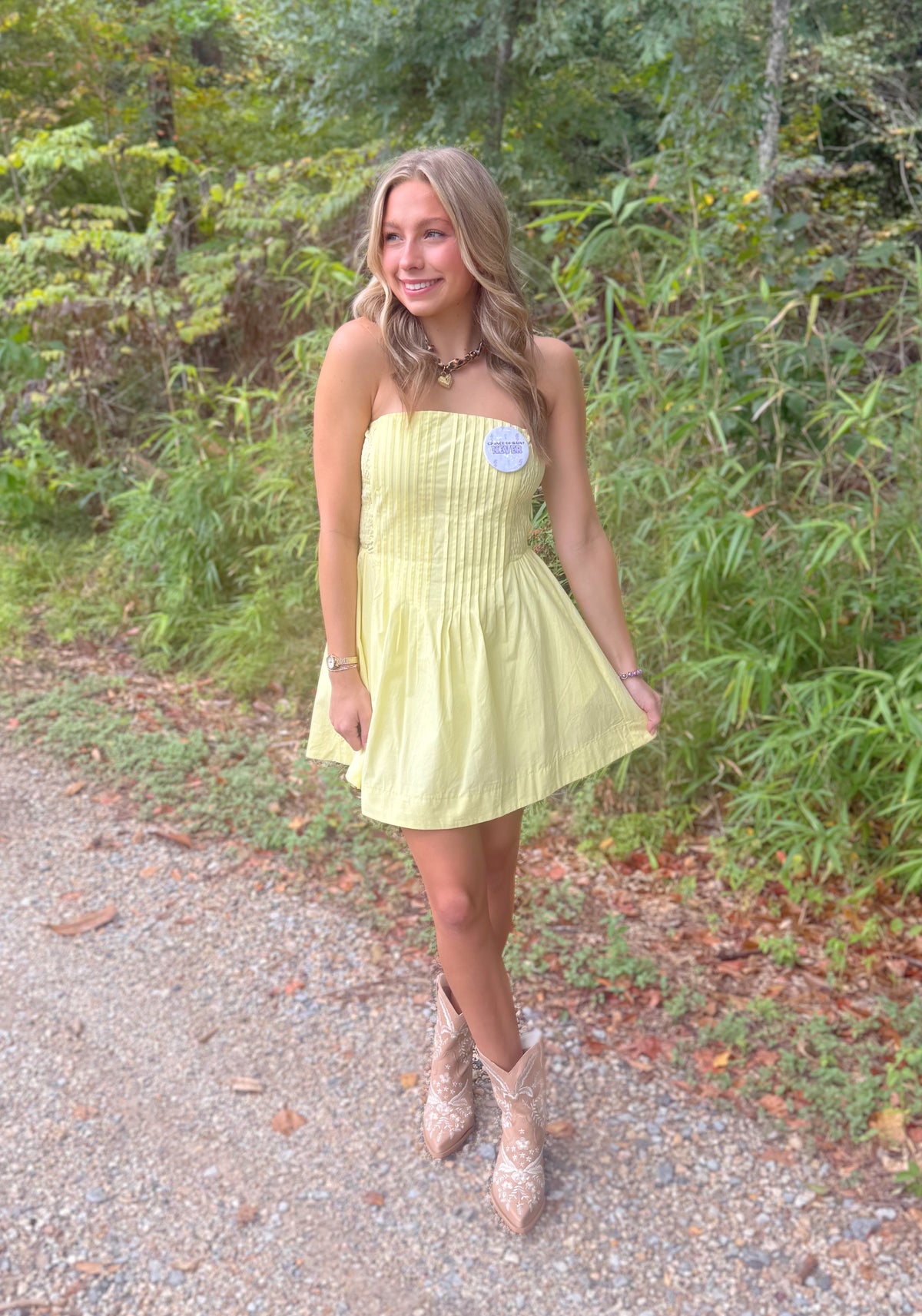 Nylah Pleated Dress