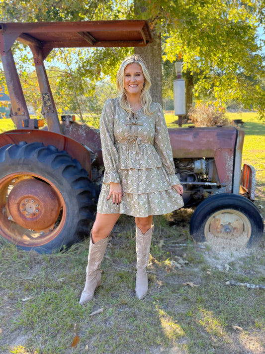 Timeless Taupe Dress