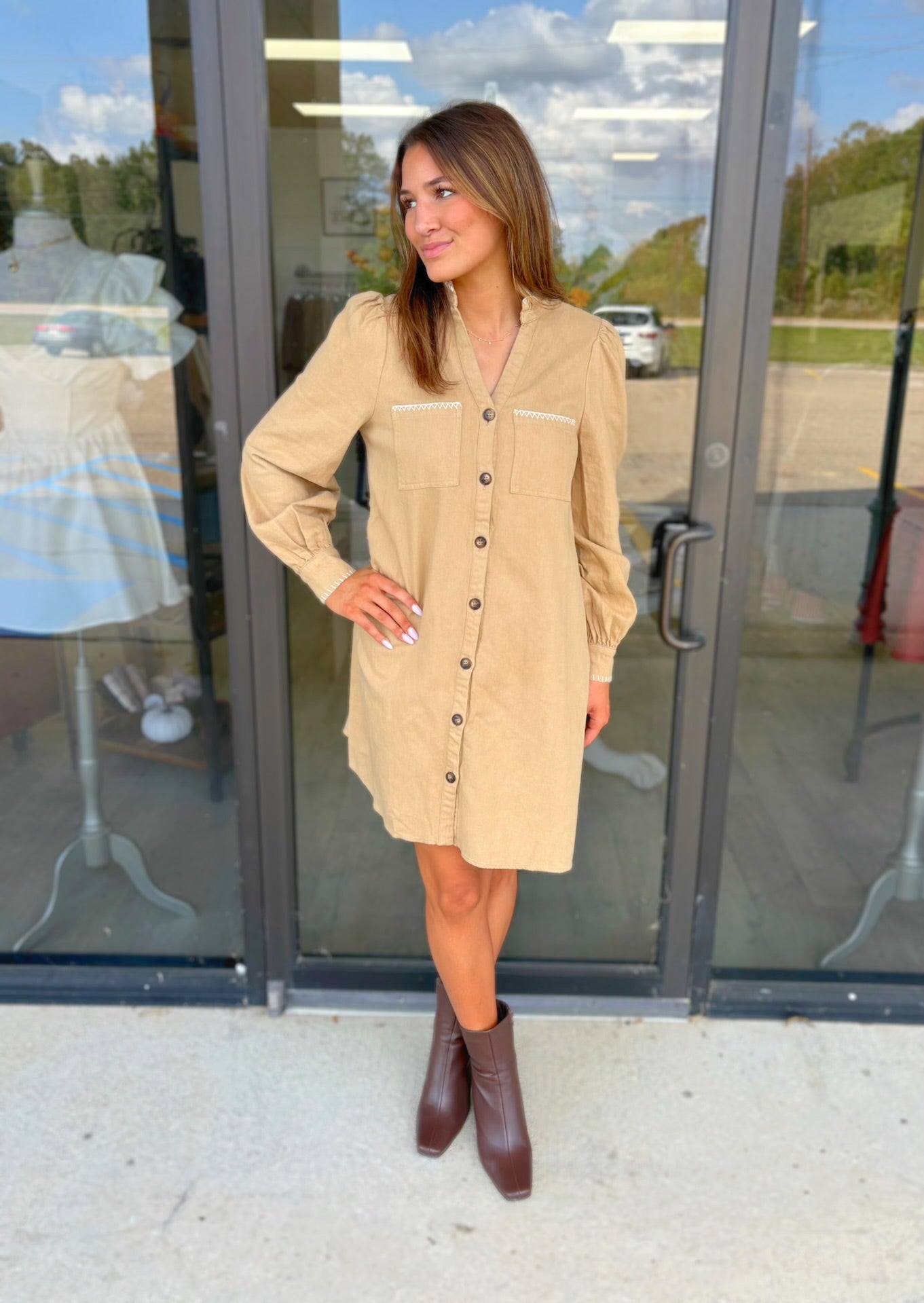 Timeless Twill Dress