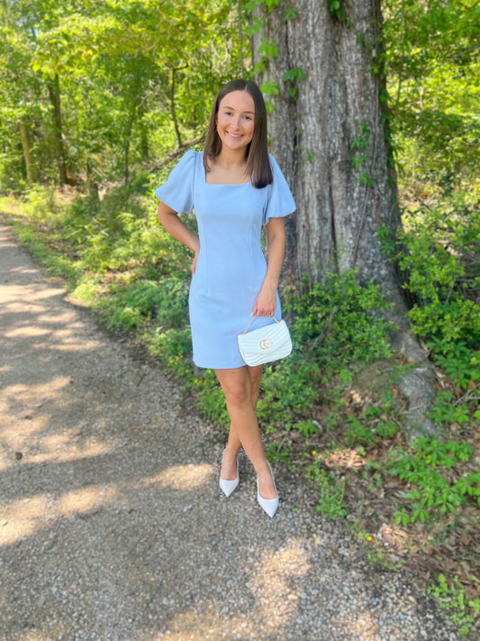 LARGE - Bluetiful Knit Dress