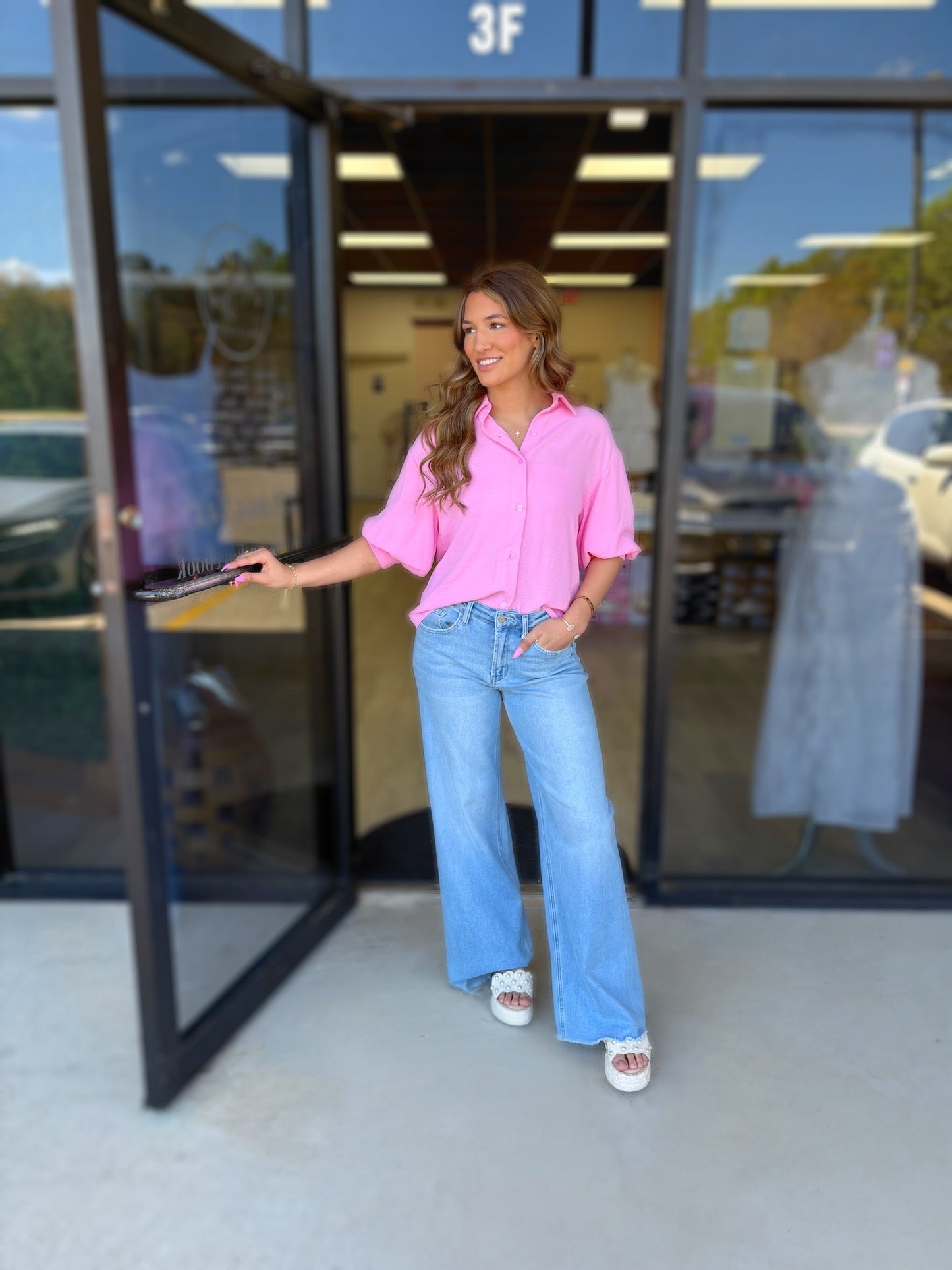 SMALL - Alessandra Button Blouse