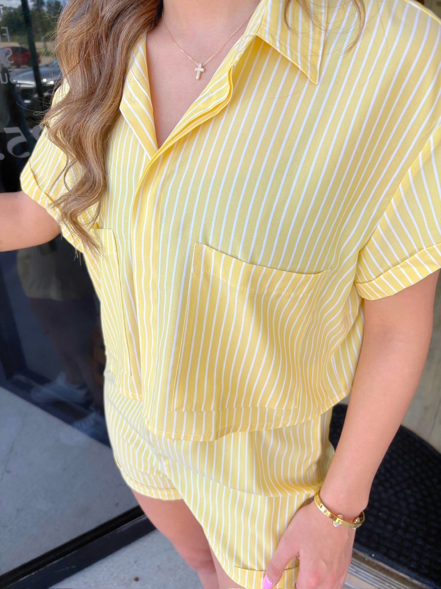 Perla Striped Set