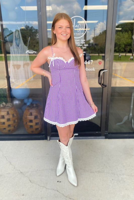 Gameday Gingham Dress