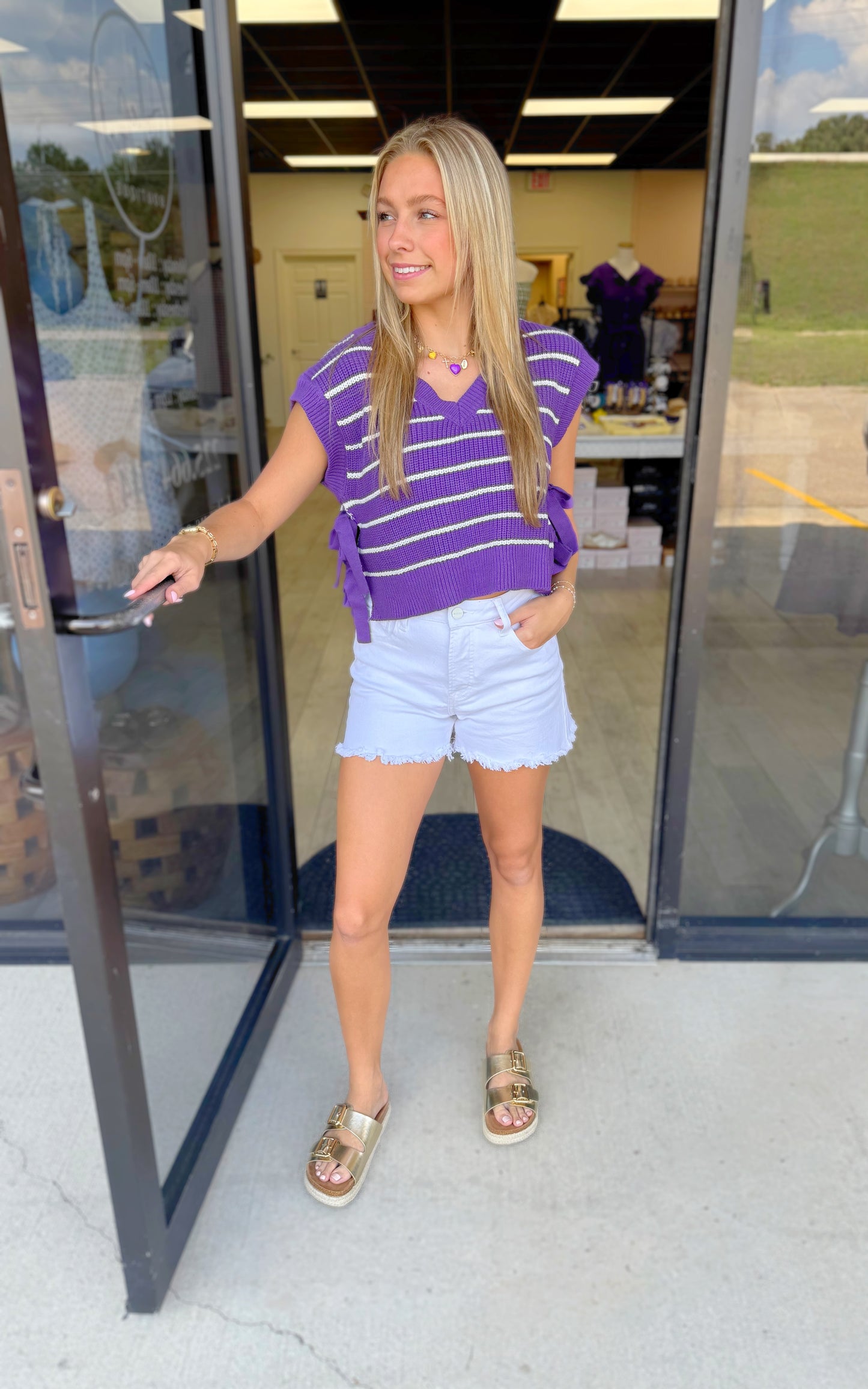 Striped & Sassy Top