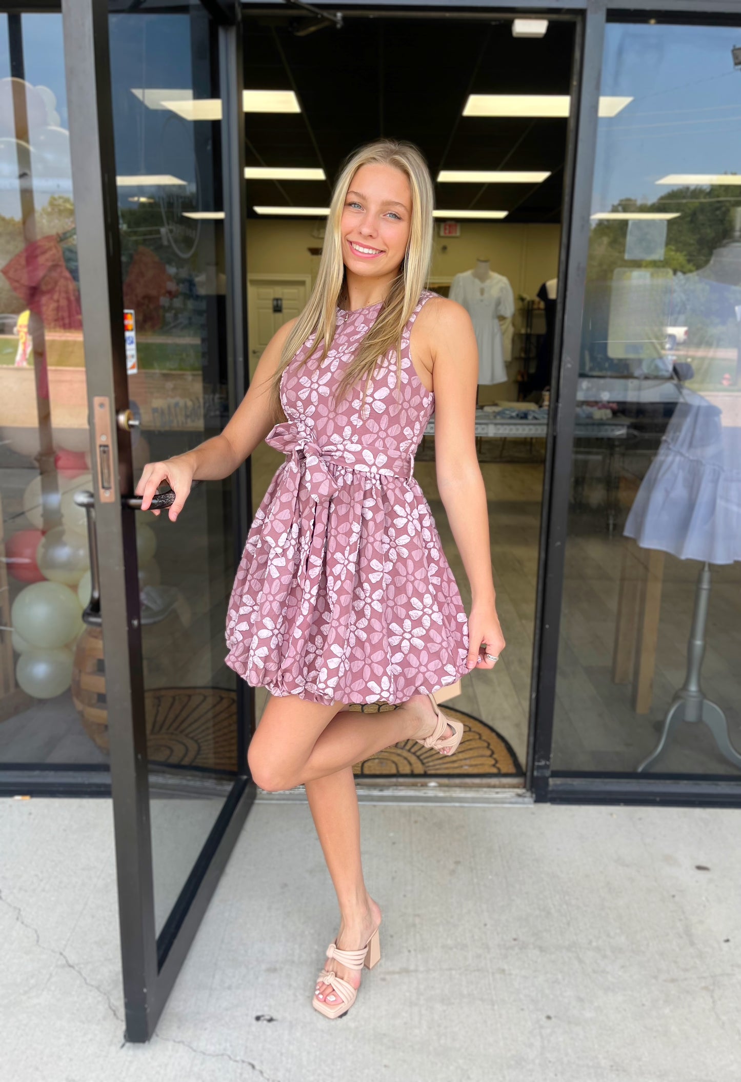 Majestic Jacquard Dress