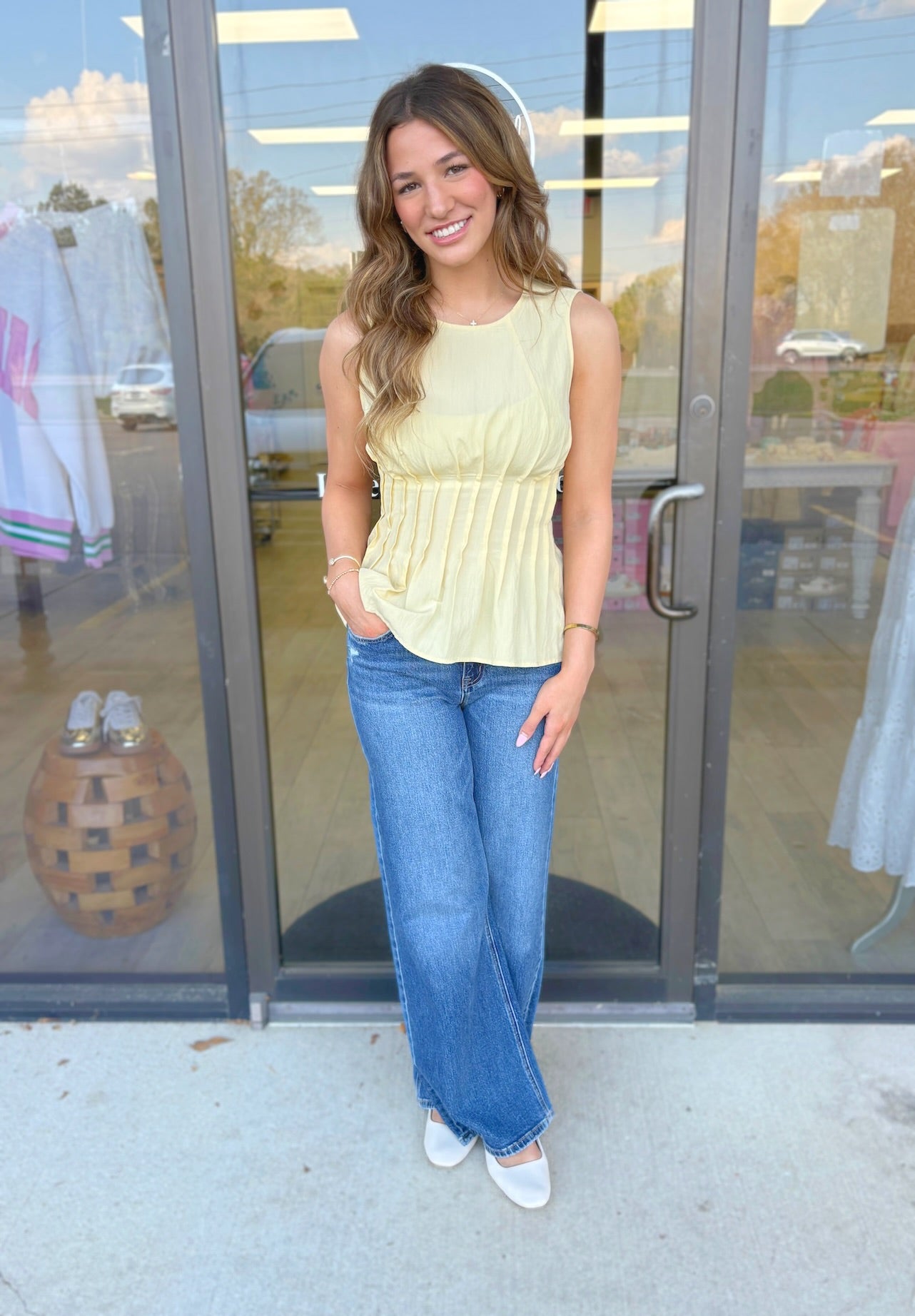 Maya Pleated Blouse