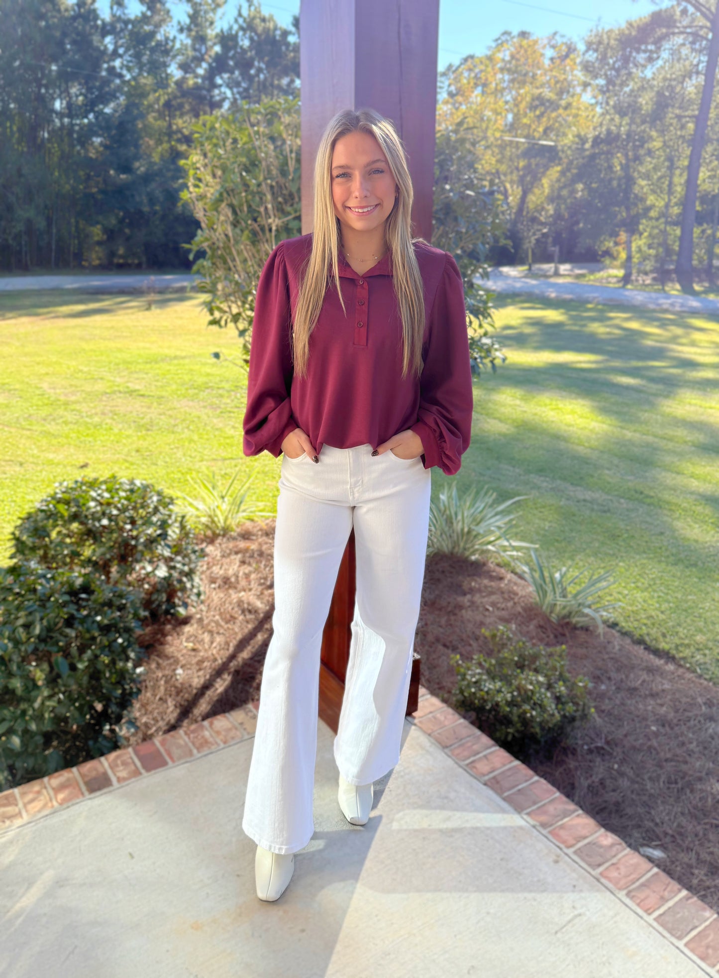 Best of Burgundy Top