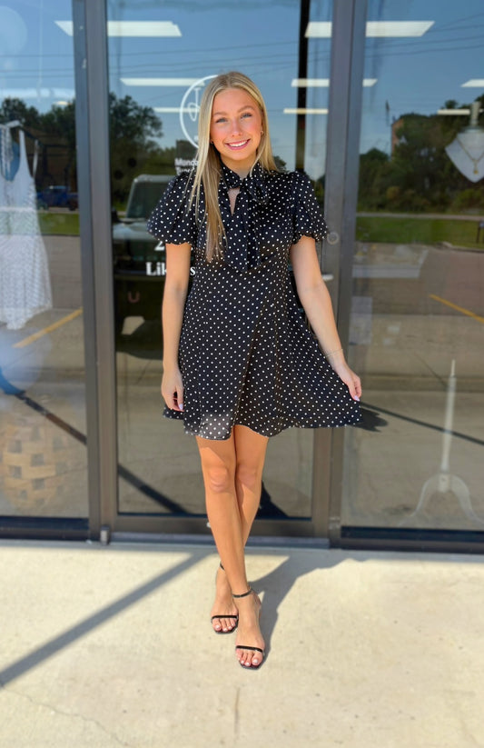 Just Polka Fun Dress