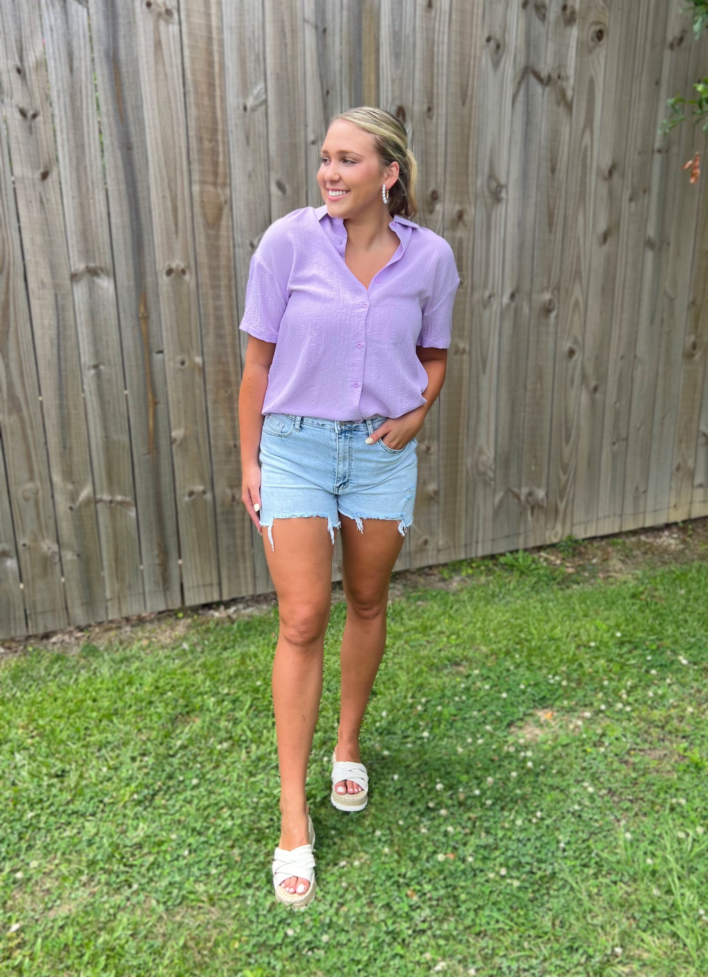 Sweet Lavender Blouse