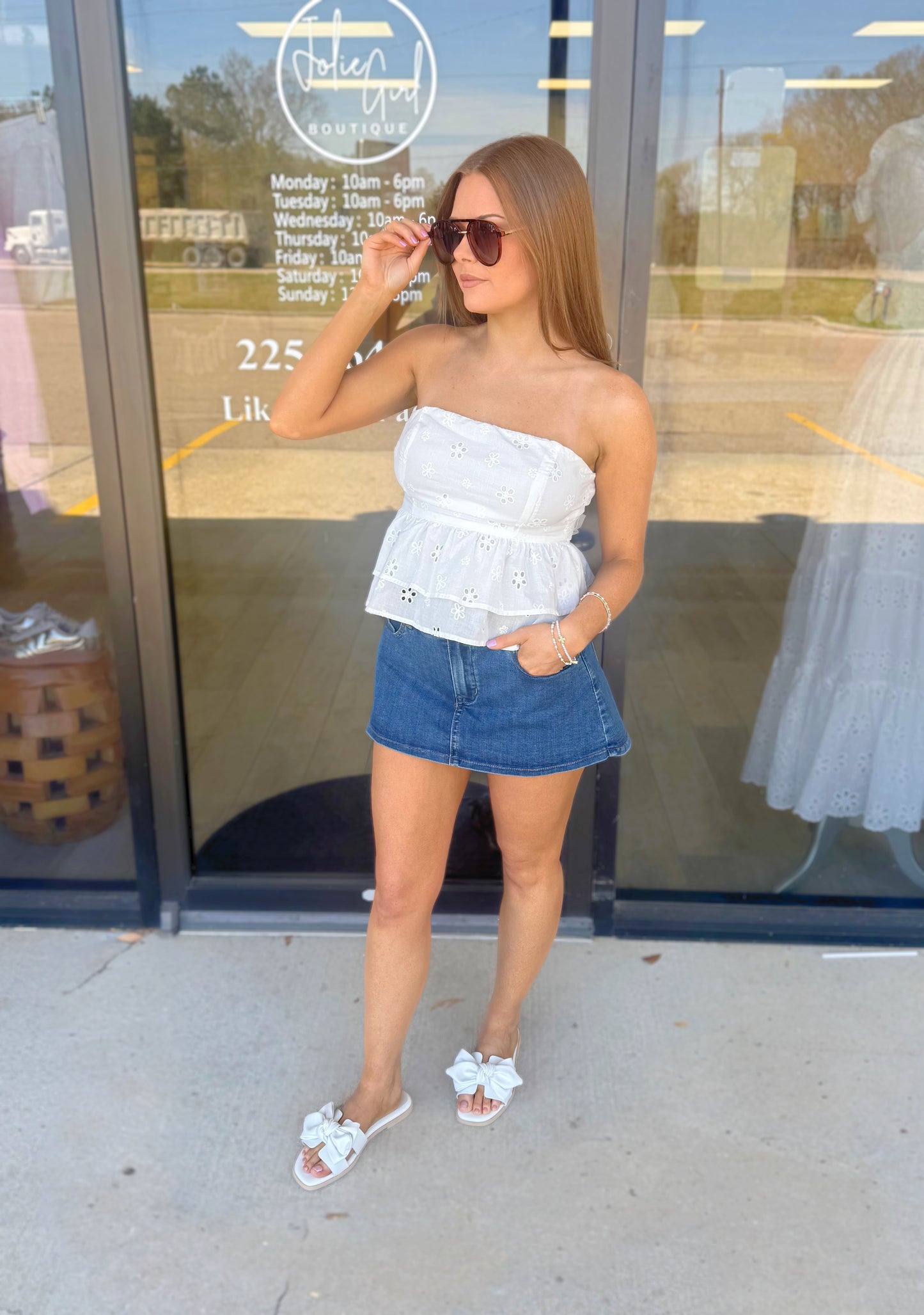Bonnie Peplum Top