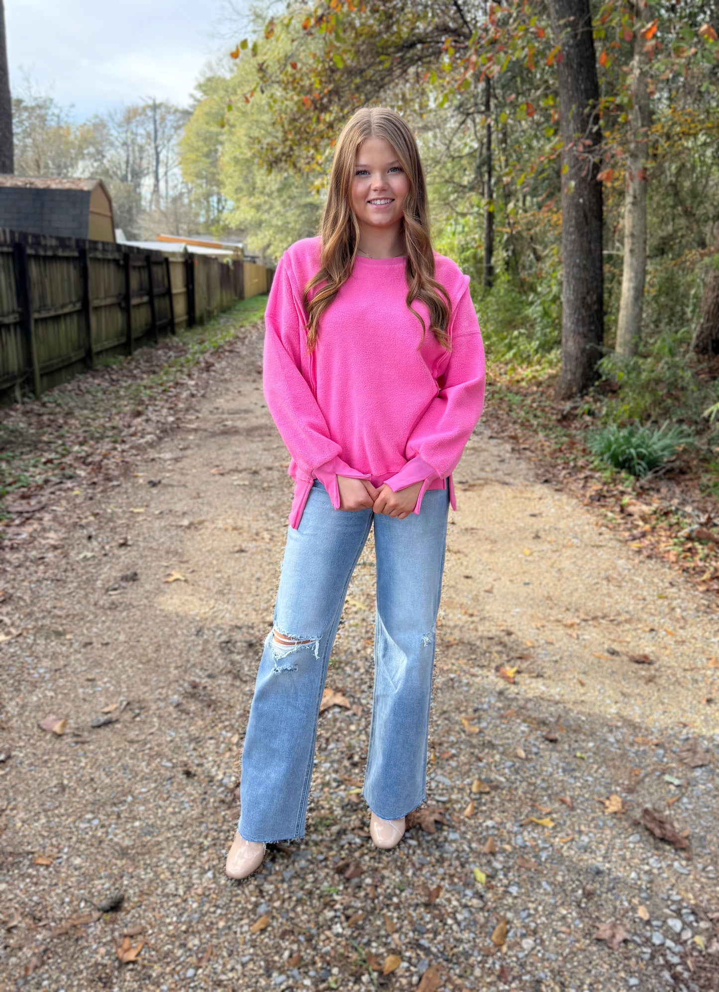 MEDIUM - Too Cute Teddy Pullover