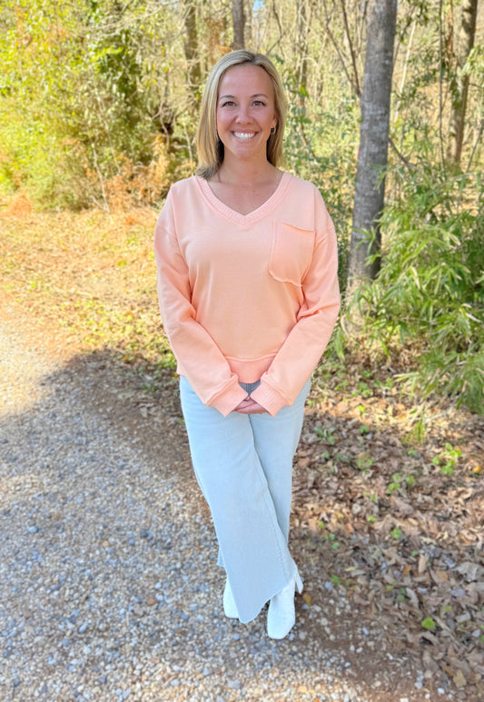 Amazingly Apricot Sweater