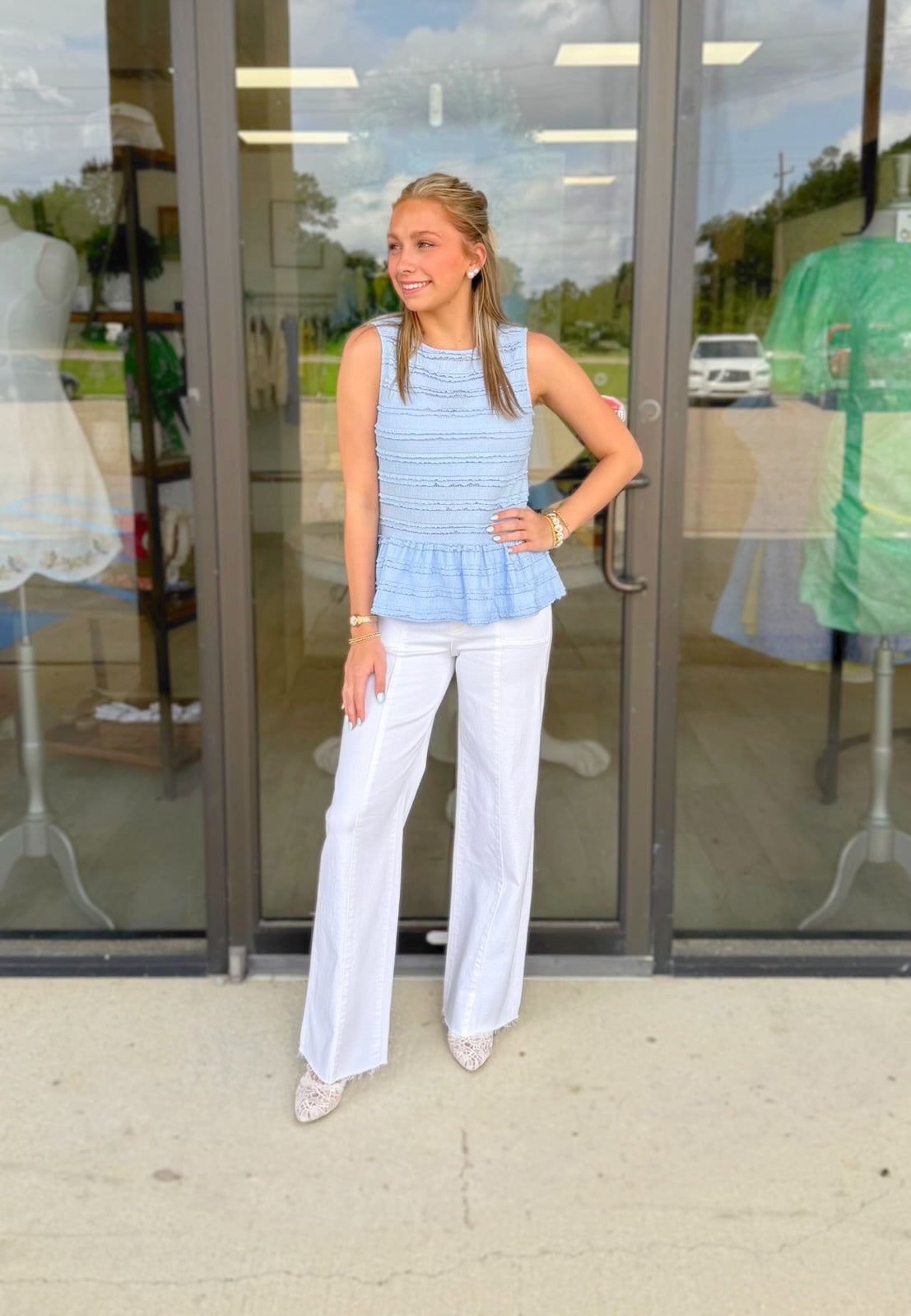 Kaia Peplum Blouse