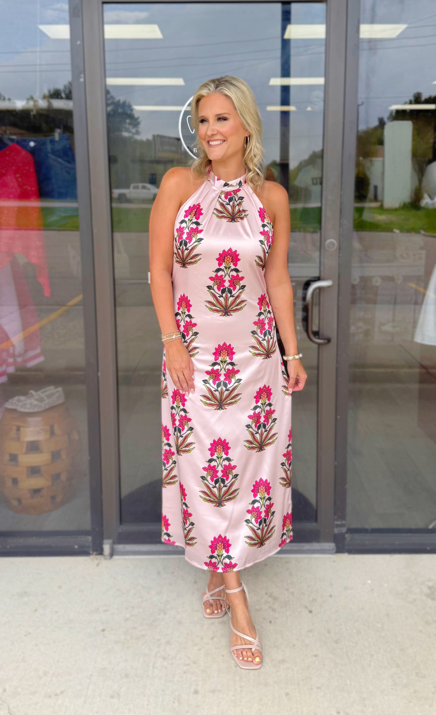 Kimberly Floral Midi Dress