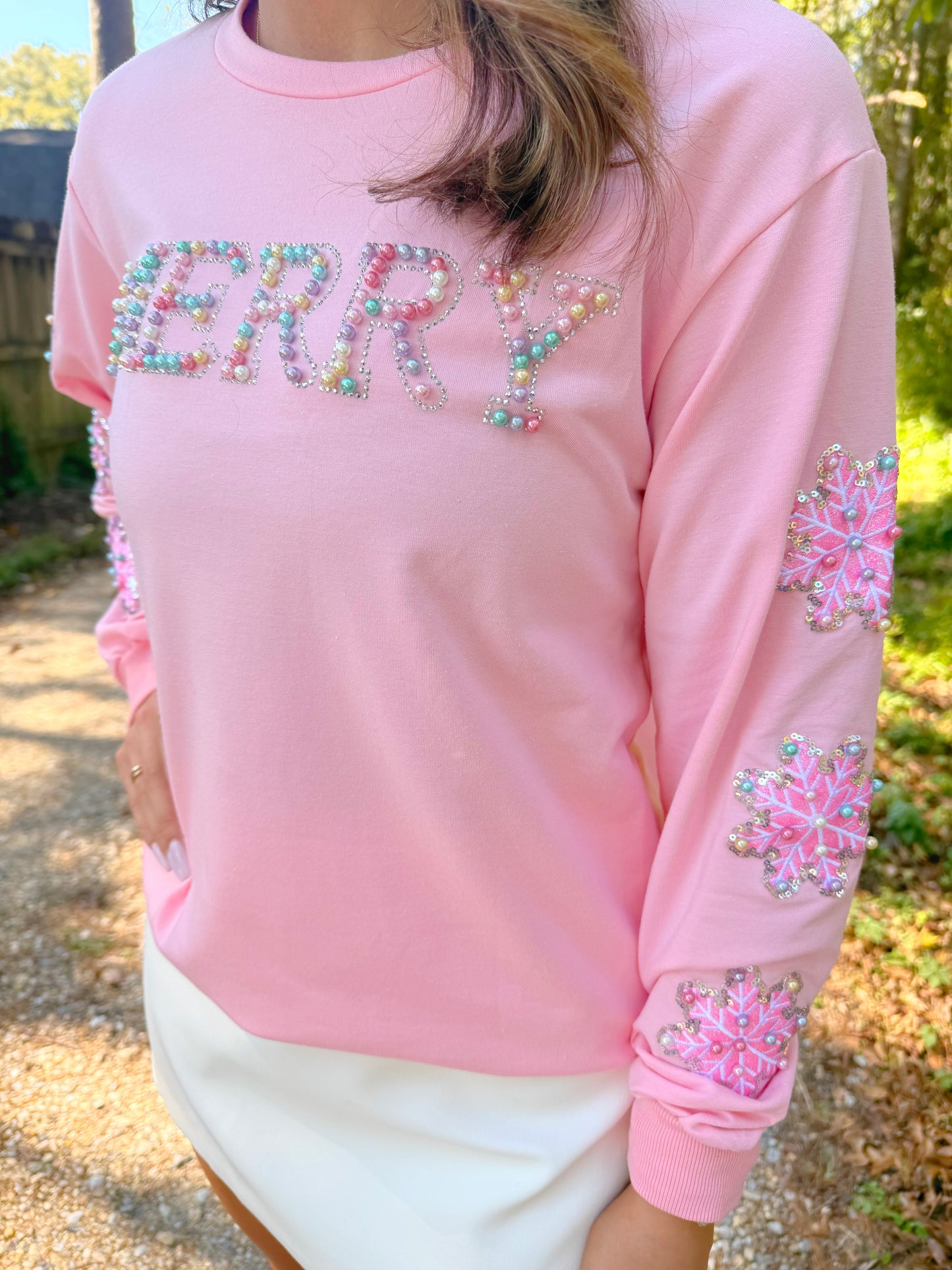 Merry in Pearl Sweatshirt