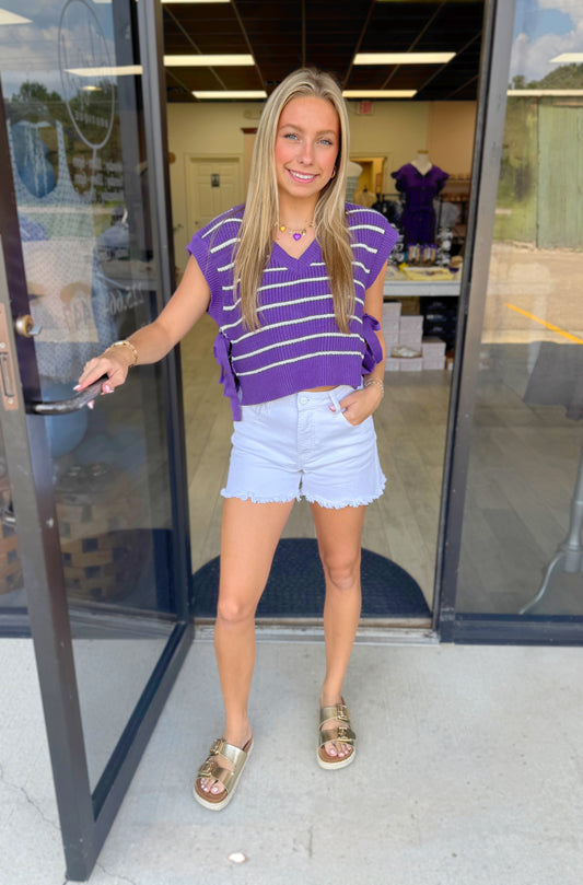 Striped & Sassy Top