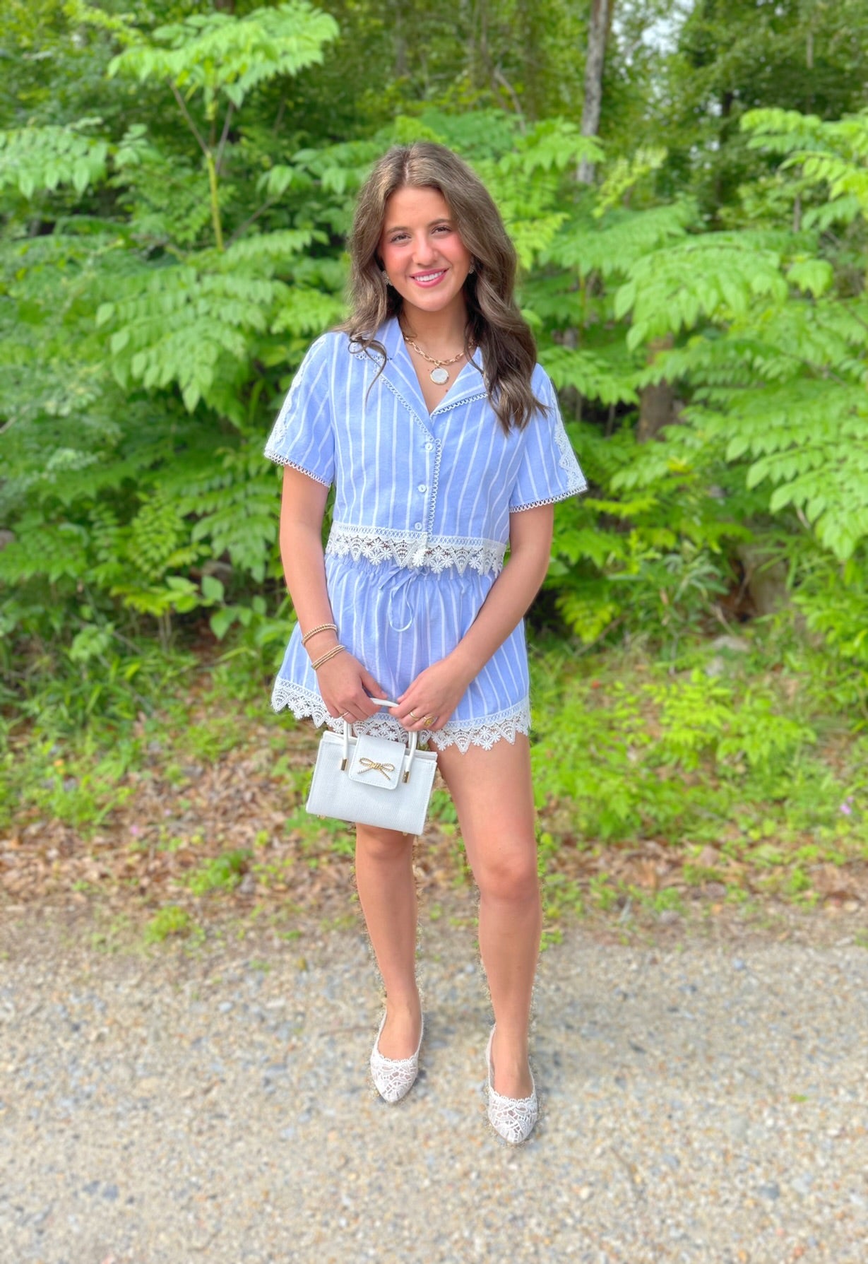 Angelica Striped Set