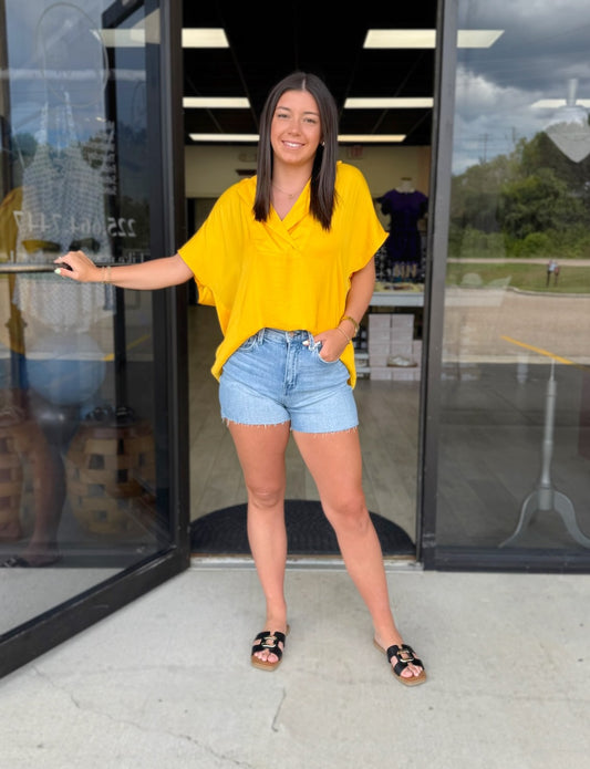 MEDIUM - So Much Sunflower Blouse