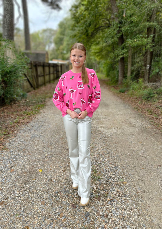 Metallic Magic Pants in Silver