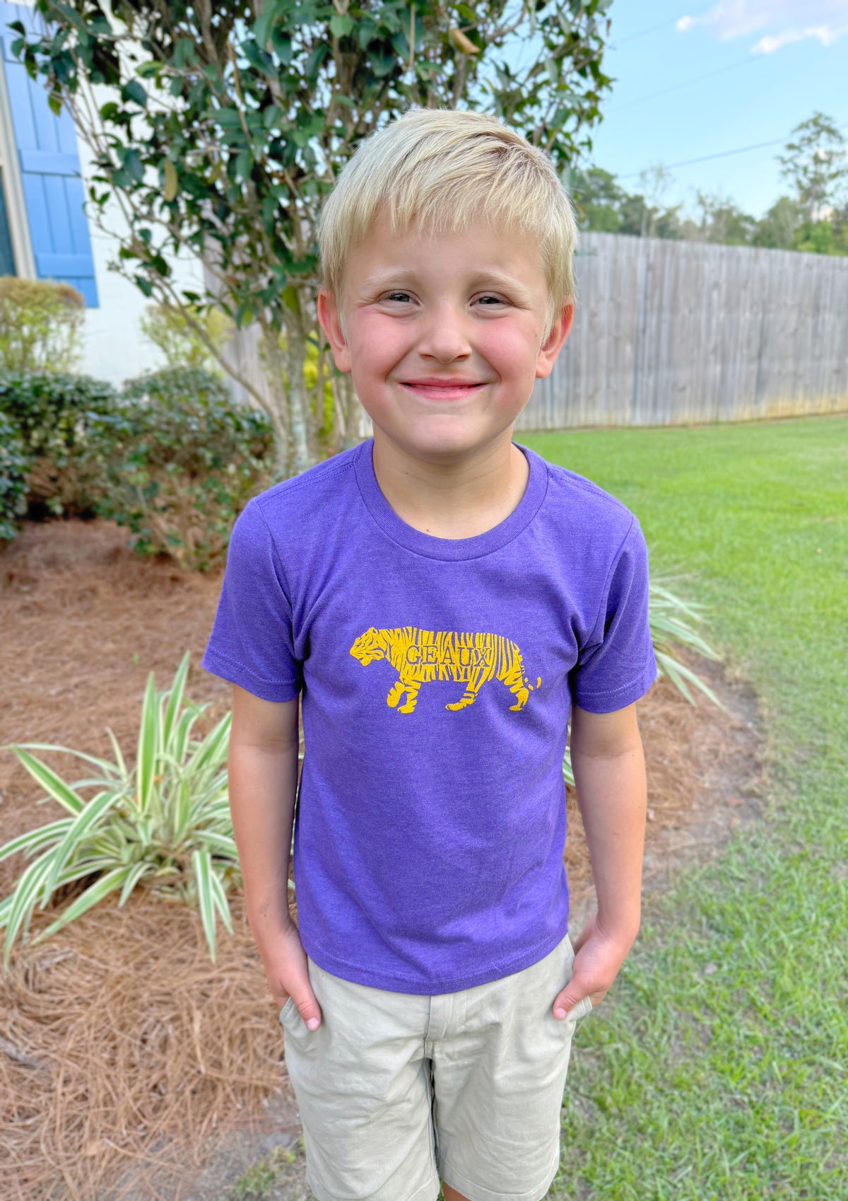 Youth Geaux Tigers Tee