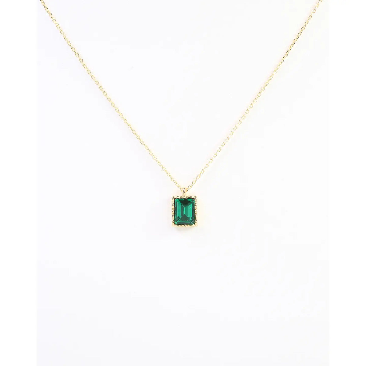 Edwardo Emerald Cut Necklace