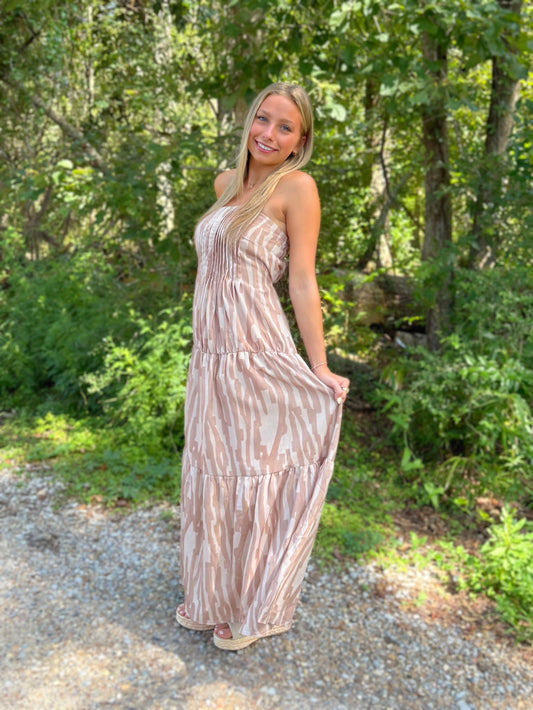 Iced Coffee Maxi Dress