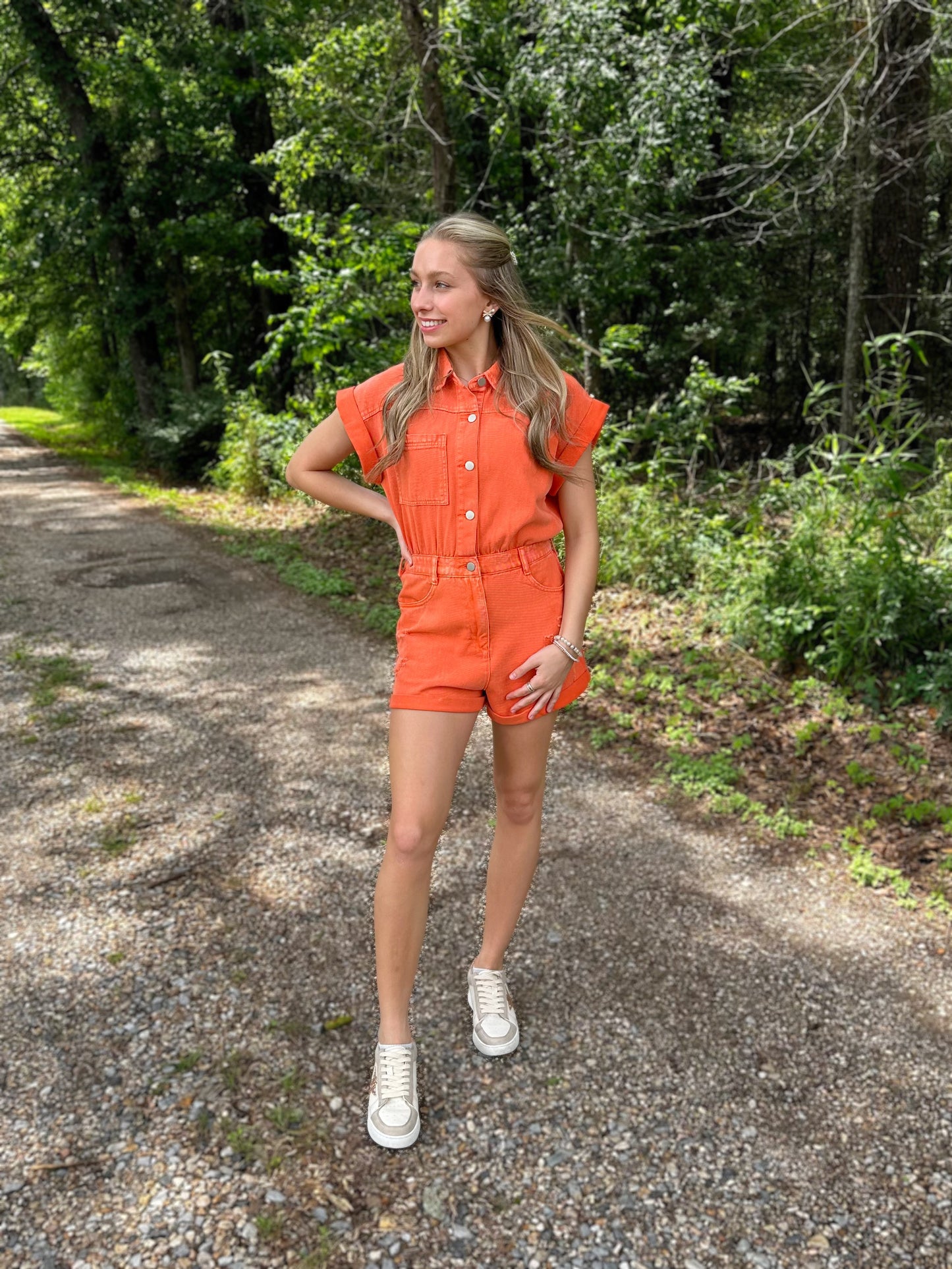 Tasty Tangerine Romper