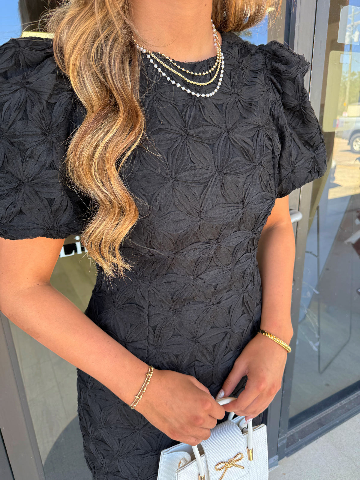 Annie Applique Mini Dress
