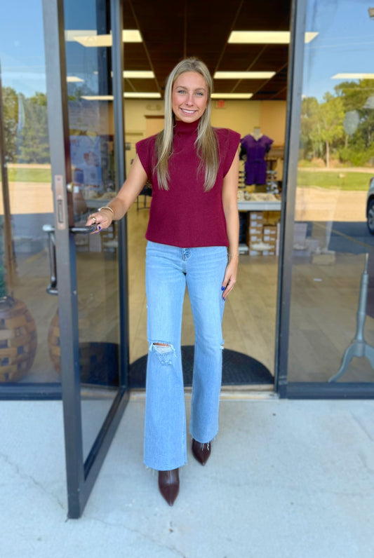 Best of Burgundy Top