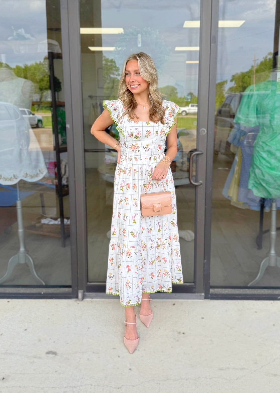 Diane Floral Midi Dress