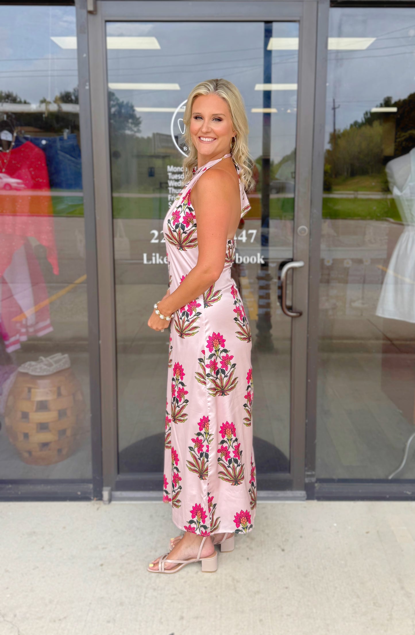 Kimberly Floral Midi Dress