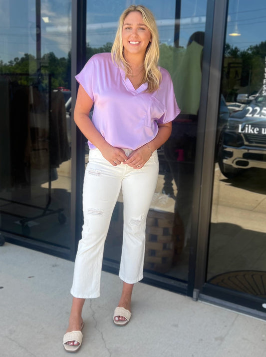 Lovely Lavender Blouse