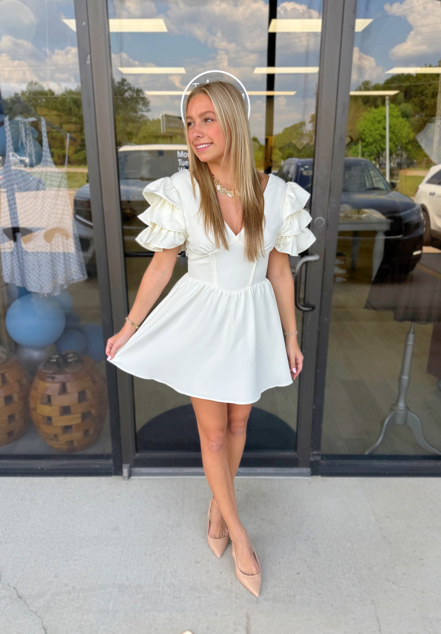 All for You Ivory Dress