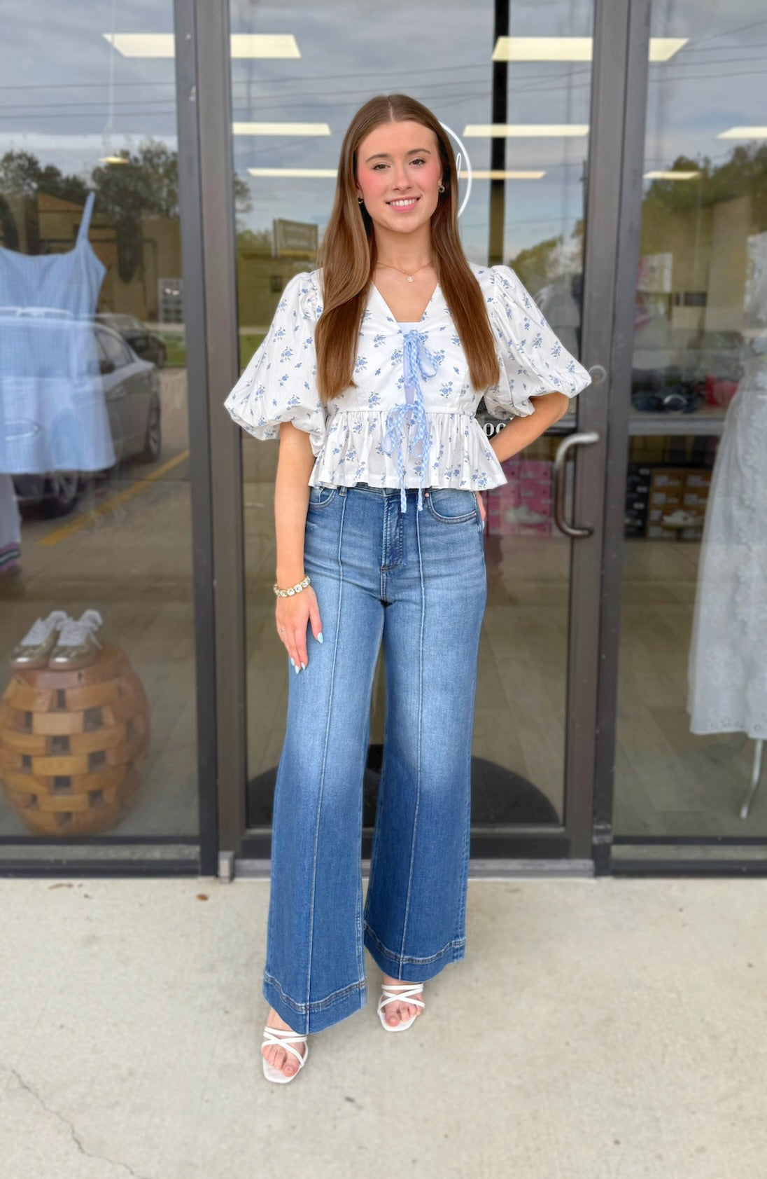 Clara Peplum Top