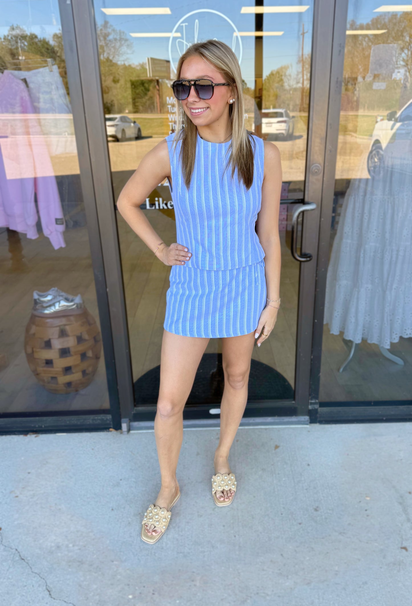 SMALL - Blossom Striped Set