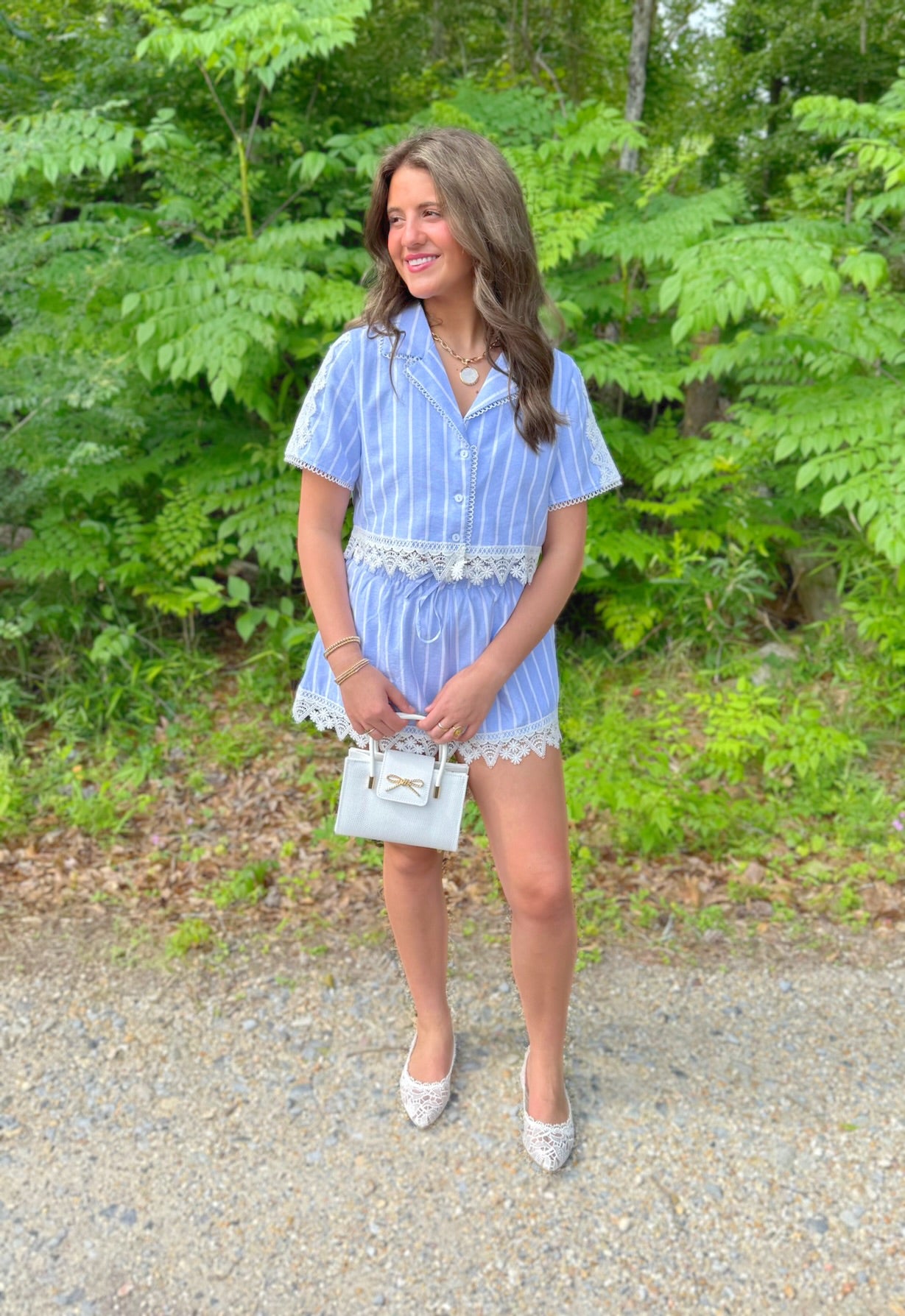 Angelica Striped Set