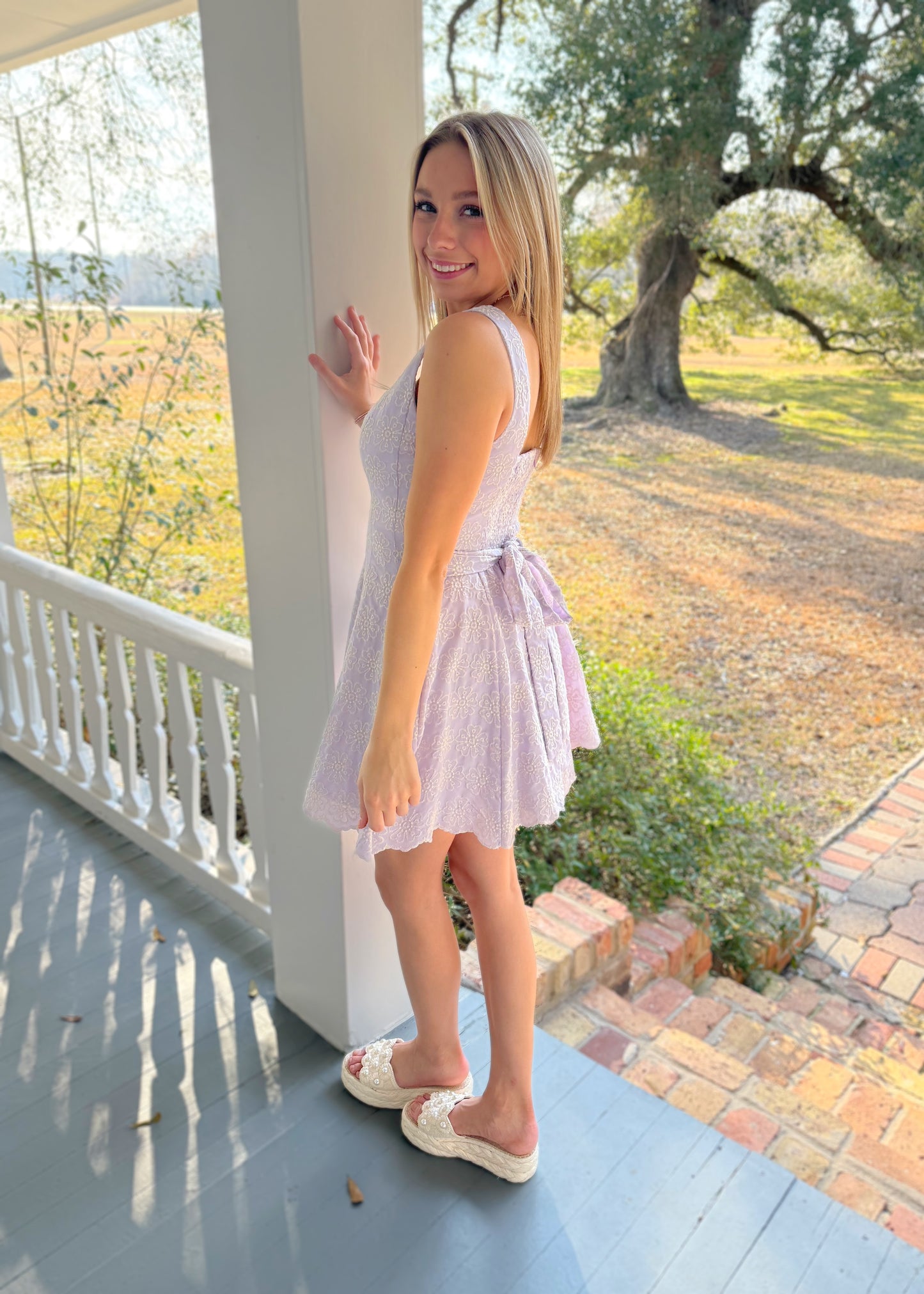 Enchanting in Lavender Dress