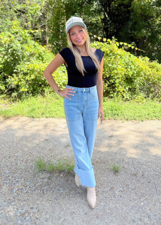 Lightly Cuffed Jeans
