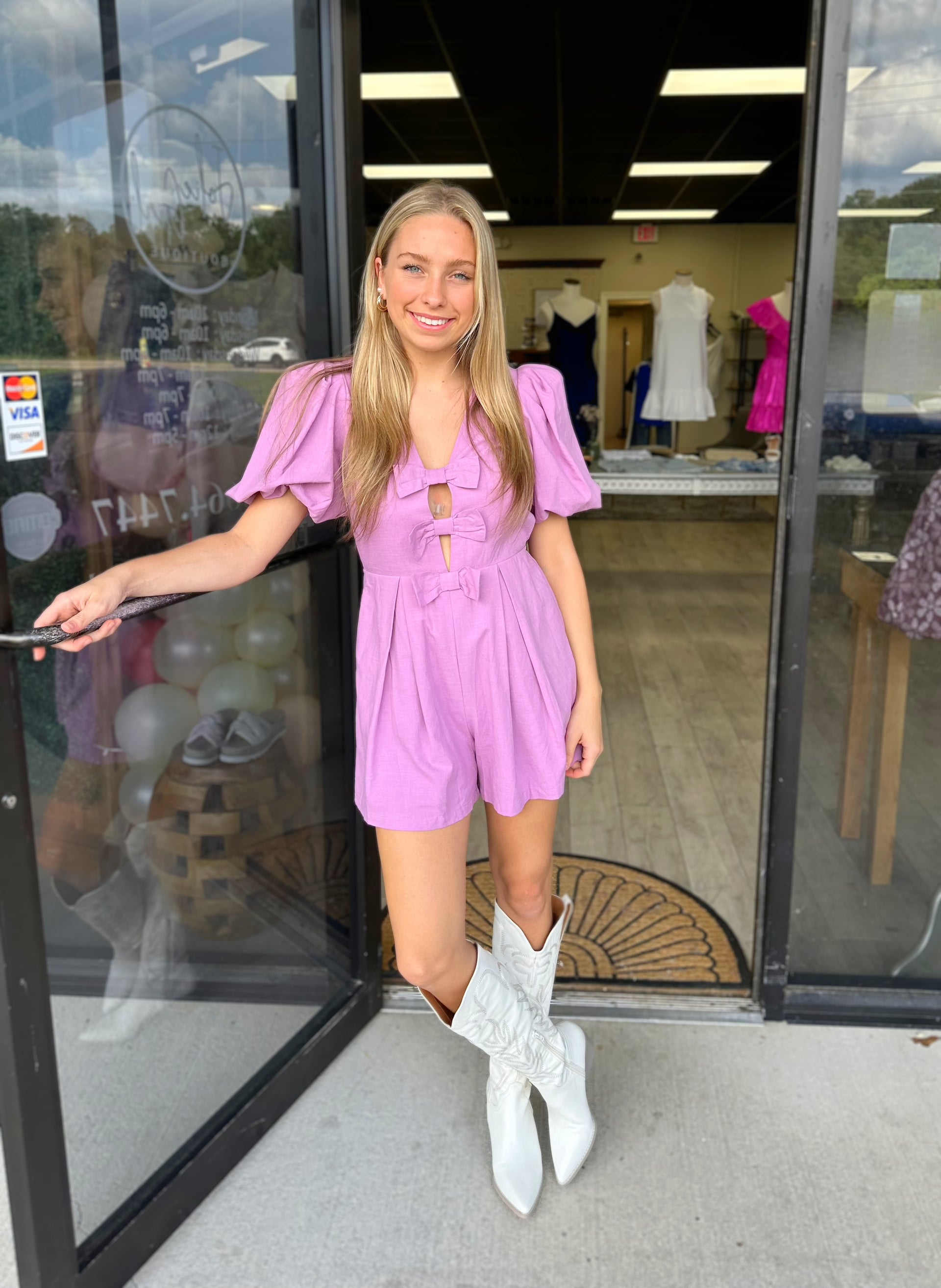 Radiant Ribbon Romper – Jolie Girl Boutique