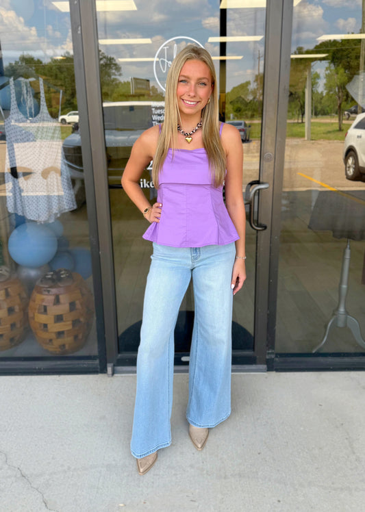 Geaux for Poplin Top