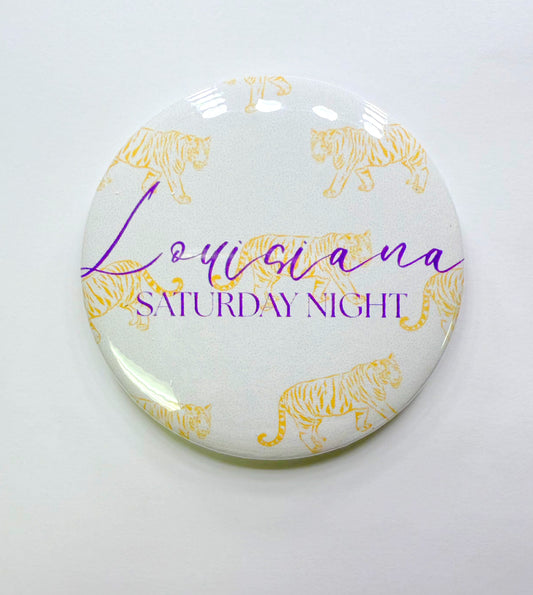 Louisiana Saturday Night Button