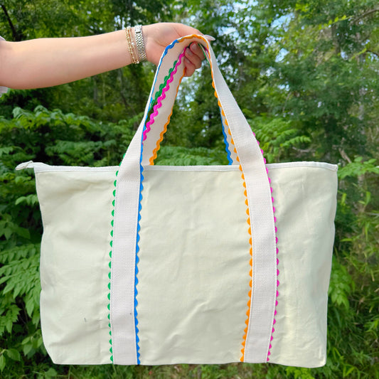 Riley Ric Rac Tote Bag