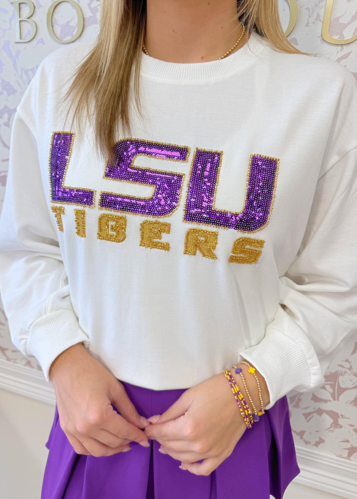Sarah LSU Sweatshirt