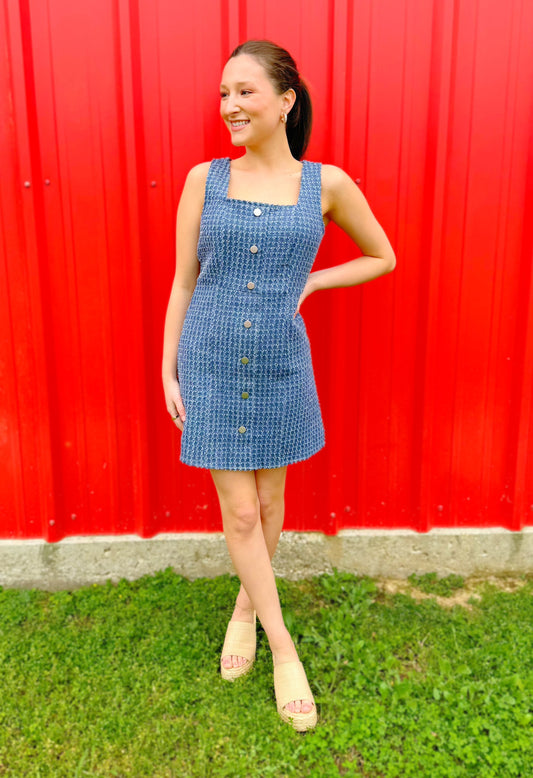 Dramatically Denim Dress